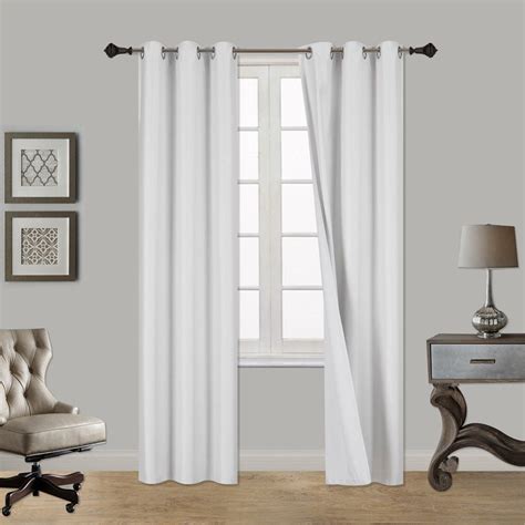 window drapes heavy fabric with metal grommets 56x84 walmart|Solid Thermal Insulated Grommet Blackout Curtains/Drapes for .